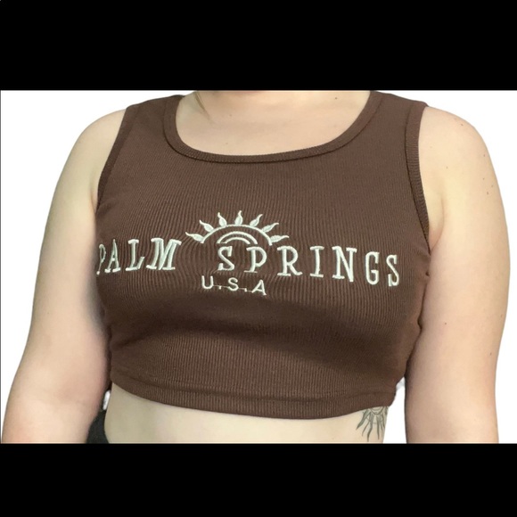 Embroidered Crop Top - Picture 3 of 4